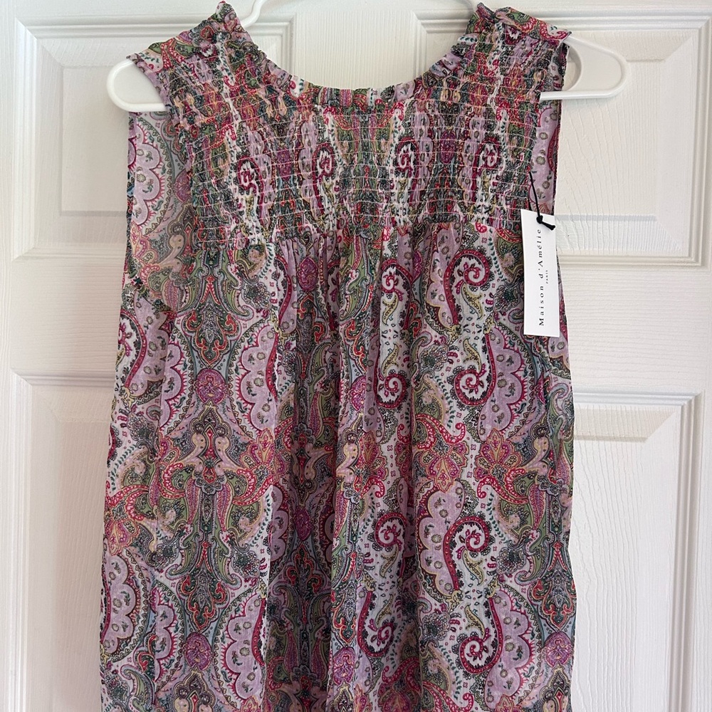 NWT Maison d’Amelie women’s small blouse